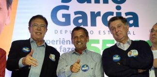 Garcia recebeu apoio de Orvino e Topázio