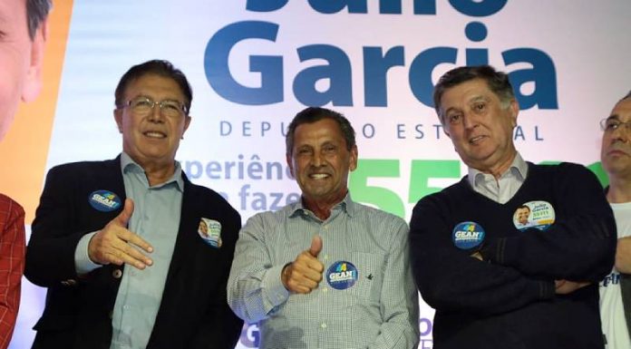 Garcia recebeu apoio de Orvino e Topázio