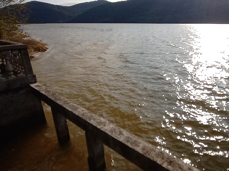 Captação de água na Lagoa do Peri