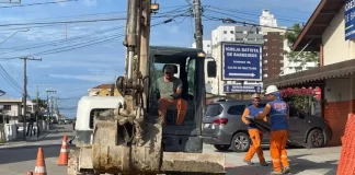 Casan alerta para atenção às obras da nova adutora entre São José e Biguaçu