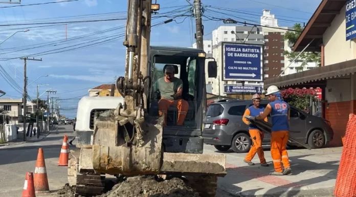 Casan alerta para atenção às obras da nova adutora entre São José e Biguaçu