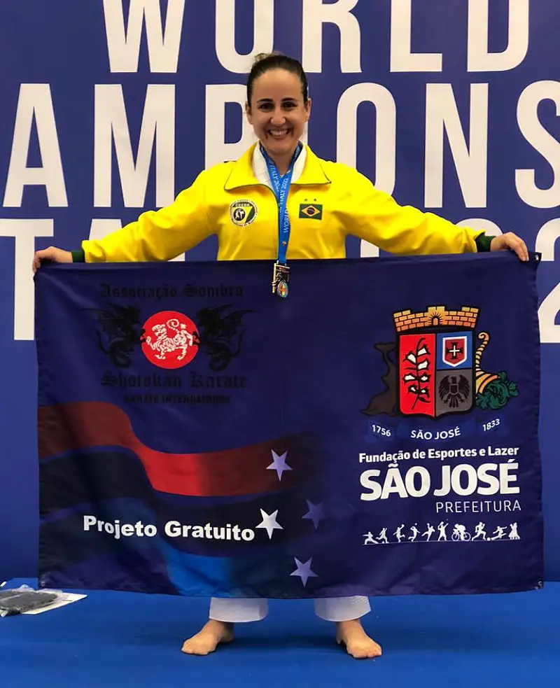 Tamiris Drumon campeã mundial de karatê