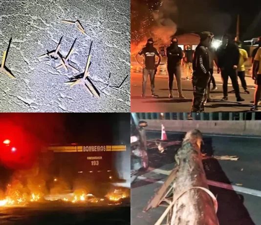 PRF: manifestações nas estradas de SC viraram terrorismo
