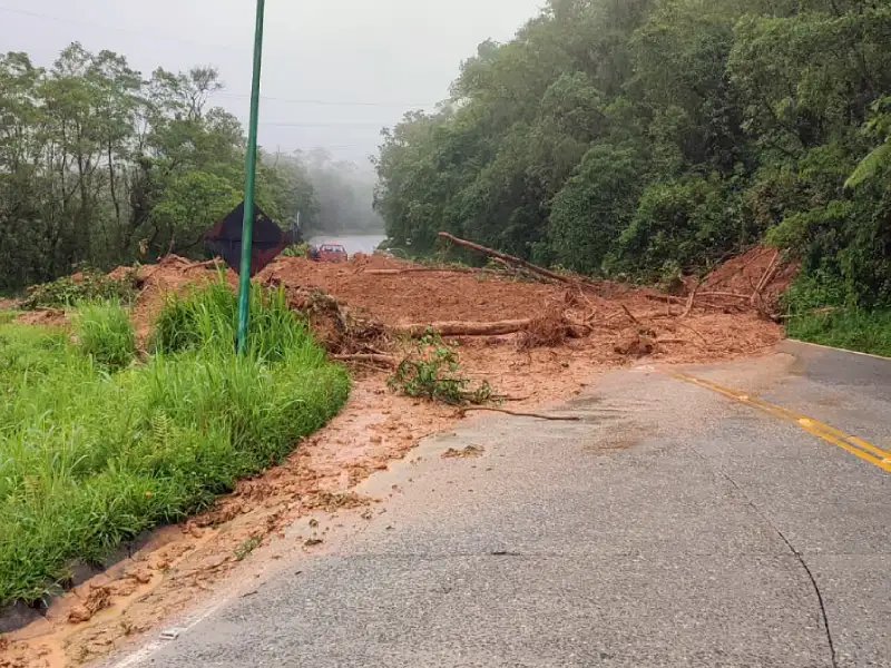 Serra Dona Francisca volta a ter ponto de interditado