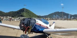 Aeronave que decolou de São José faz pouso forçado em Navegantes