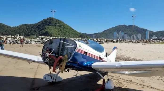 Aeronave que decolou de São José faz pouso forçado em Navegantes