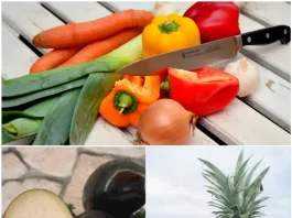 Frutas e legumes da safra de novembro