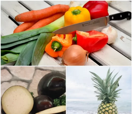 Frutas e legumes da safra de novembro