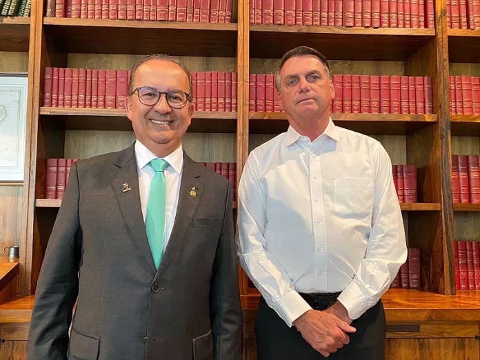 Jorginho Mello se encontra com Bolsonaro em Brasília nesta quinta-feira