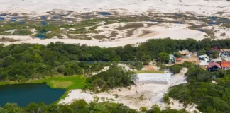Lagoa de Evapoinfiltração na Lagoa da Conceição