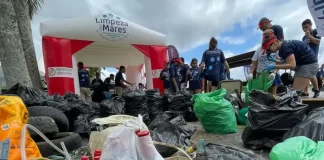 Projeto Limpeza dos Mares retira 2,8 toneladas de resíduos do Rio Biguaçu