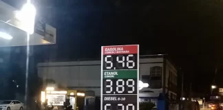 Preço médio da gasolina na Grande Florianópolis