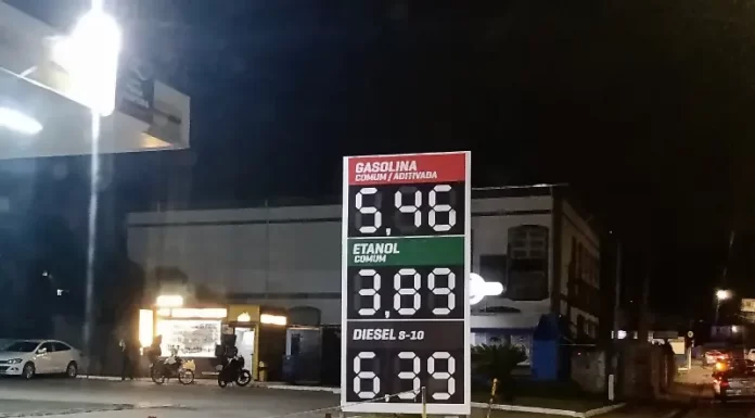 Preço médio da gasolina na Grande Florianópolis
