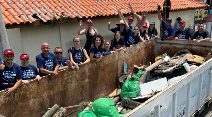 Última ação do Limpeza dos Mares em 22 ocorreu em Florianópolis, no canal da Barra da Lagoa