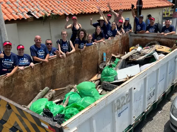Última ação do Limpeza dos Mares em 22 ocorreu em Florianópolis, no canal da Barra da Lagoa