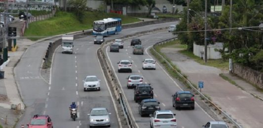 Rodovia SC-401 em Florioanópolis