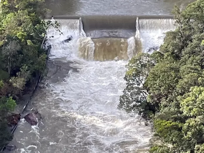 Local da captação de água para o Sul de Palhoça