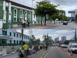 Acampamentos de manifestantes são desfeitos em SC Acampamentos de manifestantes são desfeitos em SC