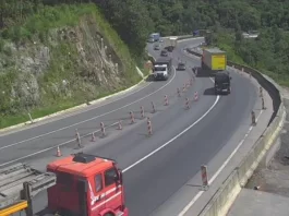 Concessionária anuncia novo bloqueio da BR-376, entre PR e SC BR-376 entre Paraná e Santa Catarina