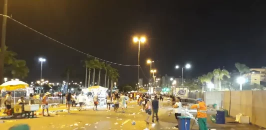 Berbigão do Boca terá esquema especial de coleta de lixo