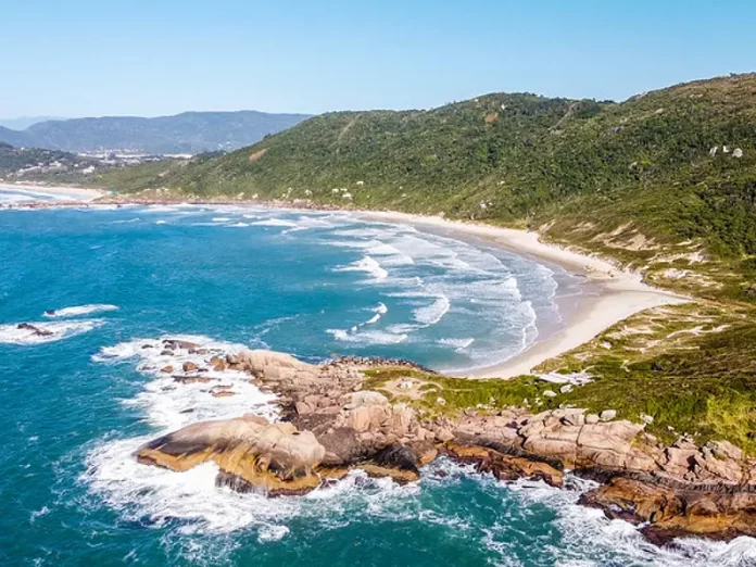 Praia da Galheta, em Florianópolis