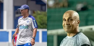 Alex de Souza e Cristóvão Borges, técnicos de Avaí e Figueirense