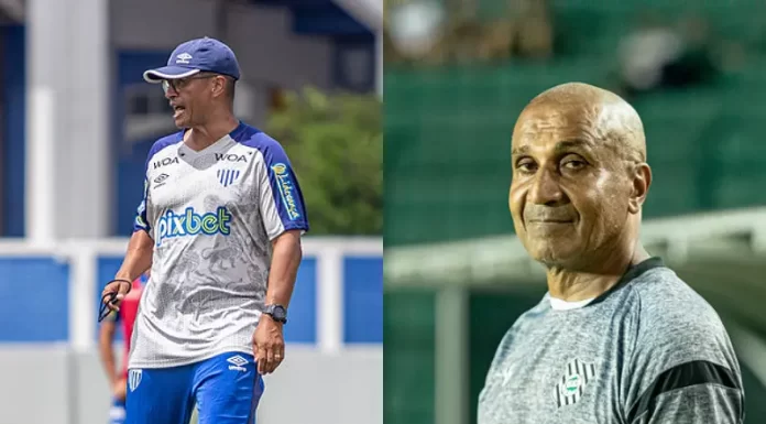 Alex de Souza e Cristóvão Borges, técnicos de Avaí e Figueirense