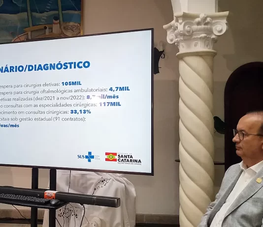 Fila de cirurgias em SC: governo anuncia ações para zerar espera neste ano Governo do Estado lança programa para zerar fila de cirurgias