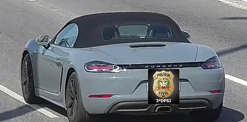 Porsche utilizado na fuga de Lincoln Zaghi
