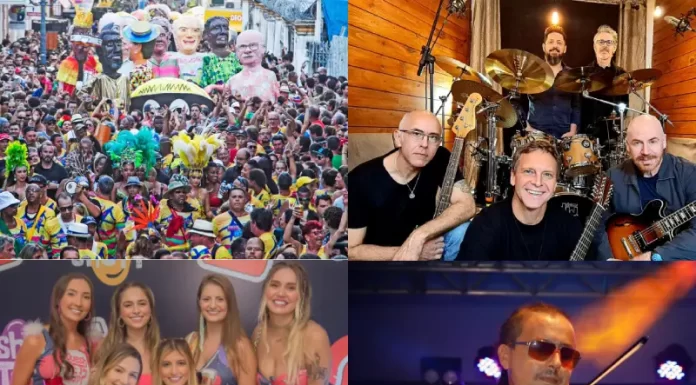 Agenda cultural do fim de semana na Grande Florianópolis: abertura do Carnaval