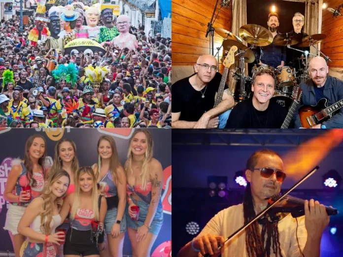 Agenda cultural do fim de semana na Grande Florianópolis: abertura do Carnaval