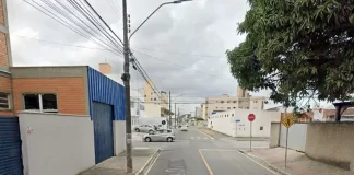 Rua Santos Dumont no bairro Ponte do Imaruim