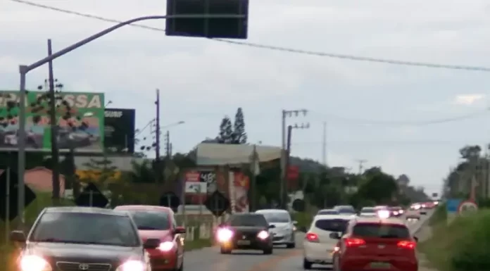 Trânsito nas estradas de Santa Catarina
