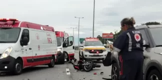 Motociclista morre em acidente na SC-401