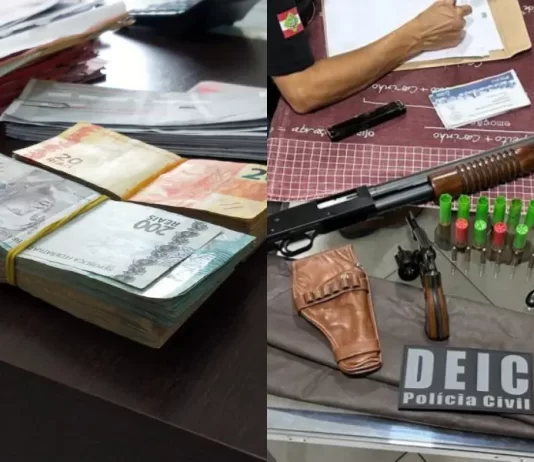 Apreensões na Operação Concreto