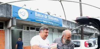 Banco de Alimentos de SC, em São José