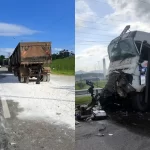 Caminhoneiro drogado provocou acidente na BR-101 em Joinville