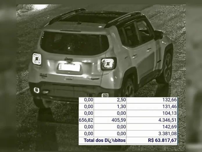 Carro com 63 mil reais em multas e condutor sem CNH é flagrado em Florianópolis