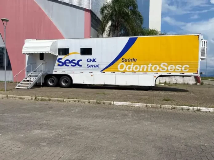 Odonto Sesc no Centro Multiuso Estrutura vai receber 32 pessoas por dia disponibilizando serviços como limpeza, extrações, raio-x e procedimento de até média complexidade