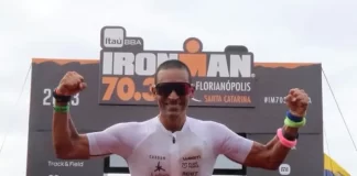 José Belarmino venceu a etapa de Florianópolis do Iroman
