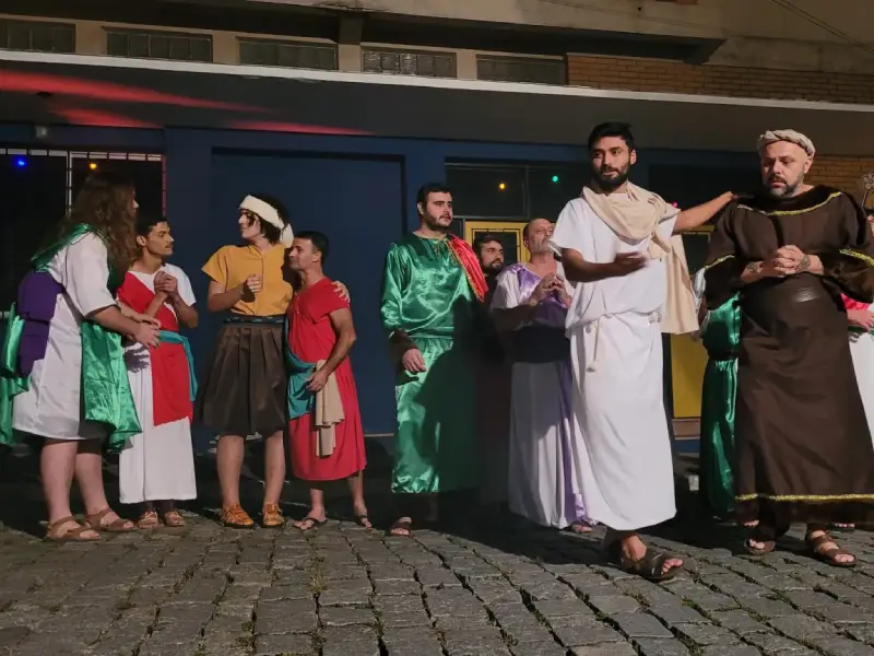 Centro Histórico de São José é palco da Paixão de Cristo