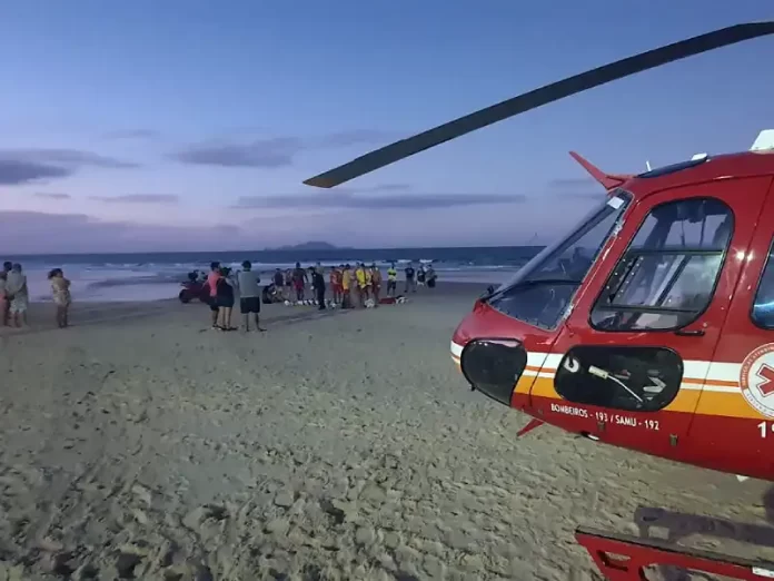 Turista de Maringá morre afogado na Praia dos Ingleses