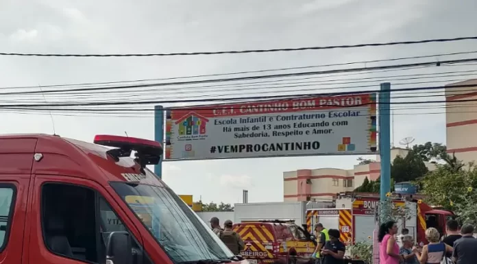 Homem ataque creche de Blumenau usando um machado