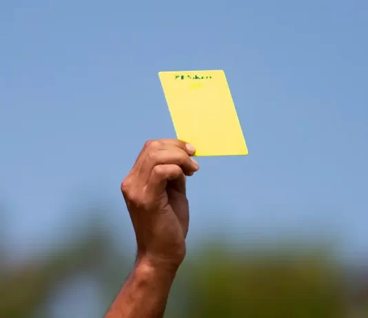 Cartão amarelo - Arbitragem CBF