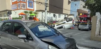 Acidente em esquina de Campinas deixa pessoa ferida