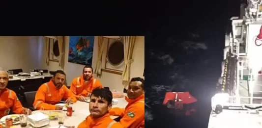 Cinco tripulantes do Safadi Seif foram resgatados