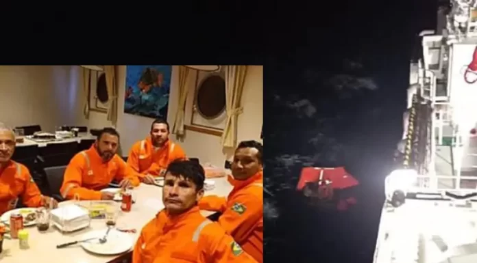 Cinco tripulantes do Safadi Seif foram resgatados