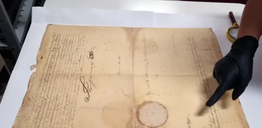 Documento assinado por Dom Pedro II é transcrito em museu de São José Documento assinado por Dom Pedro II é transcrito em museu de São José