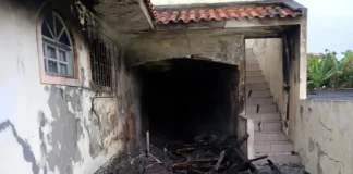 Homem colocou fogo em residência em São José