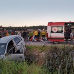 Acidente grave interrompe trânsito na BR-282